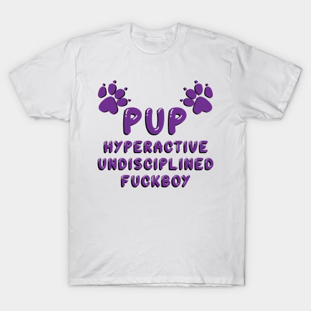 PUP - DEFINED PURPLE T-Shirt by DiaperedFancy